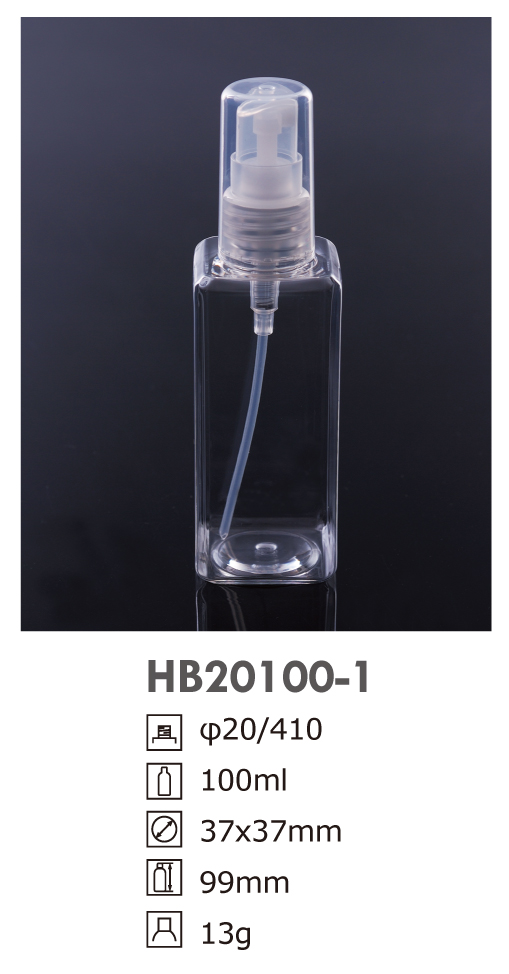 HB Square PET Bottle HB20100-1