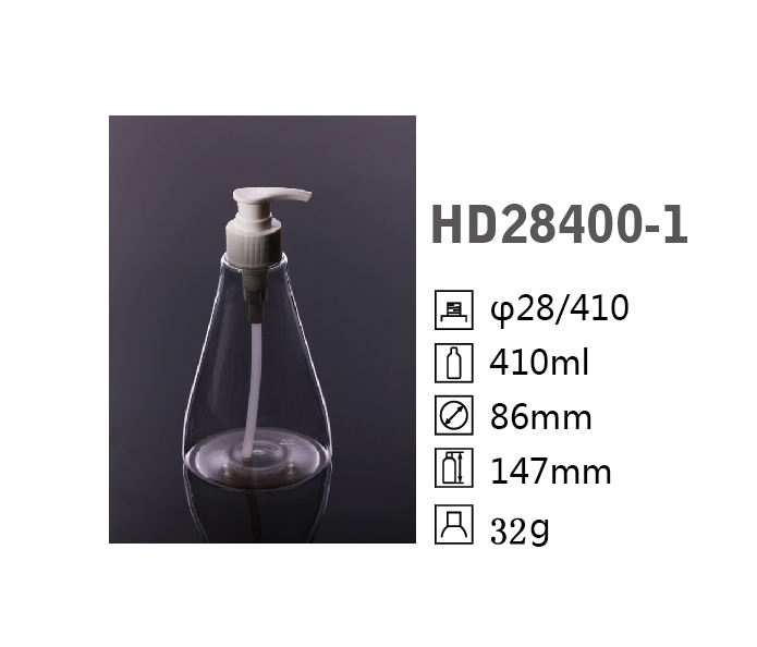 HD irregullar shape-cone bottle 400ml