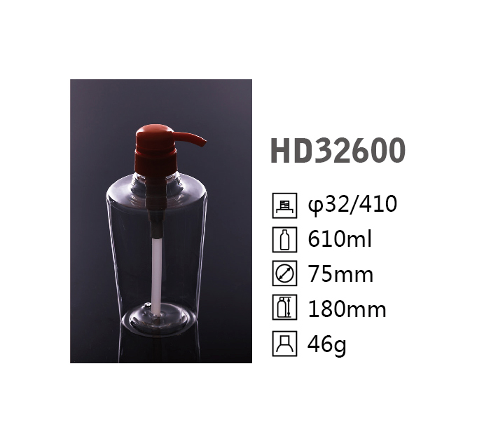 HD irregular shape bottle 610ml HD32600