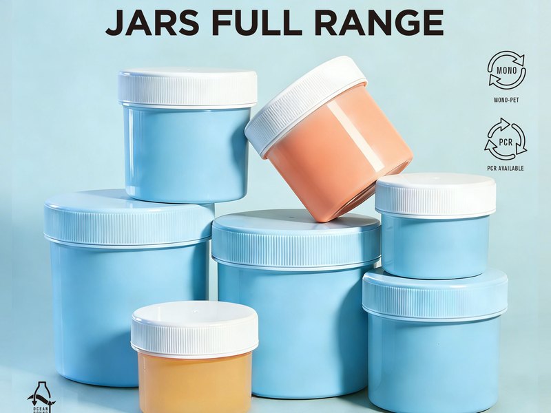 Mono PET Wide-Mouth Jars